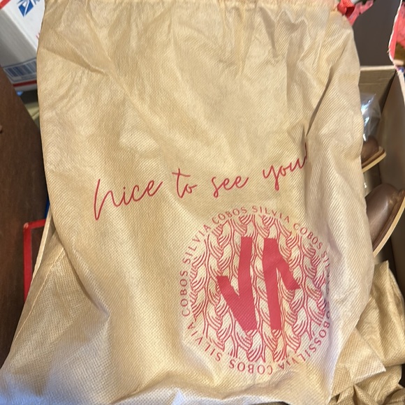 NWT in box Silvia cobos cowboy boots bronze gold with stars so fine size 11 - Picture 8 of 9